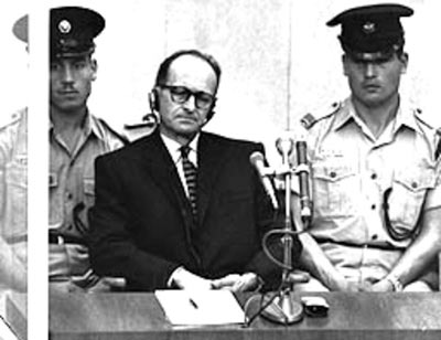 Adolf Eichmann en el juicio