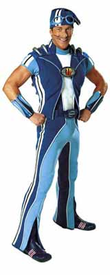Sportacus, superhéroe de la serie Lazy Town.