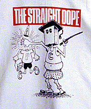 Camiseta oficial de The Straight Dope, titulada 
